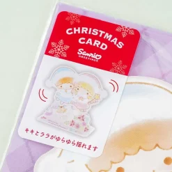 Little Twin Stars Shaking Christmas Card