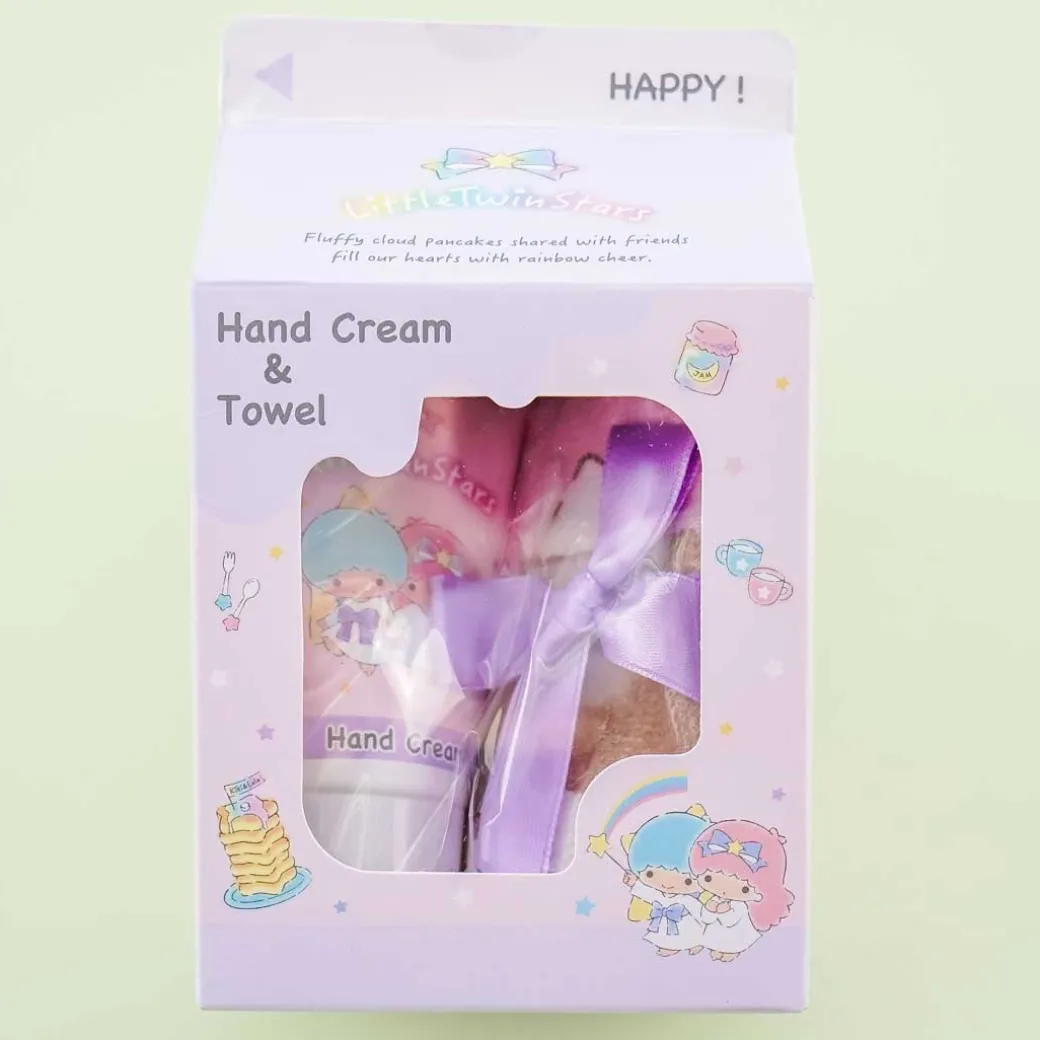 Little Twin Stars Towel & Hand Cream Gift Set