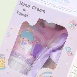 Little Twin Stars Towel & Hand Cream Gift Set