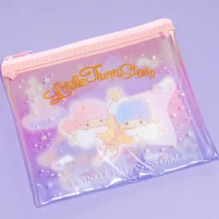 Little Twin Stars Twinkle Happiness Clear Flat Pouch