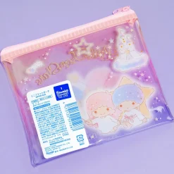 Little Twin Stars Twinkle Happiness Clear Flat Pouch