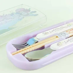 Little Twin Stars Unicorn Race Utensil Set