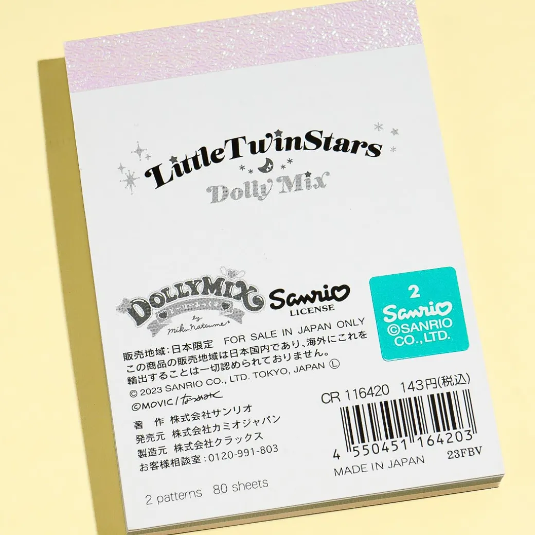 Little Twin Stars x Dolly Mix Mini Memo Pad