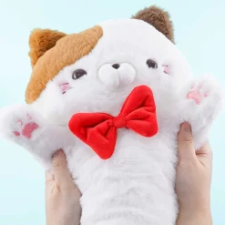 Long Nyanko Plushie - Calico / Extra Big