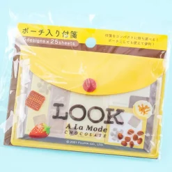Look Chocolate Sticky Notes With Pouch