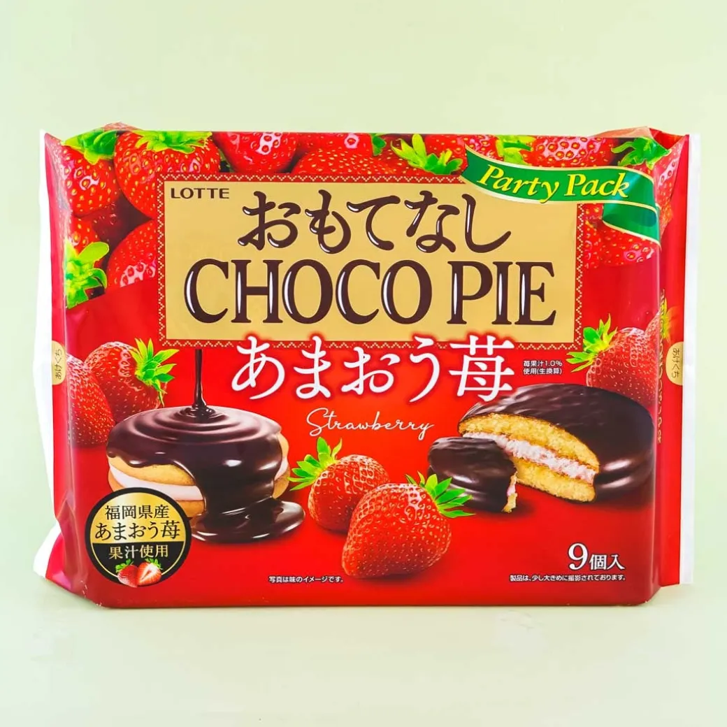 Lotte Choco Pie - Amaou Strawberry