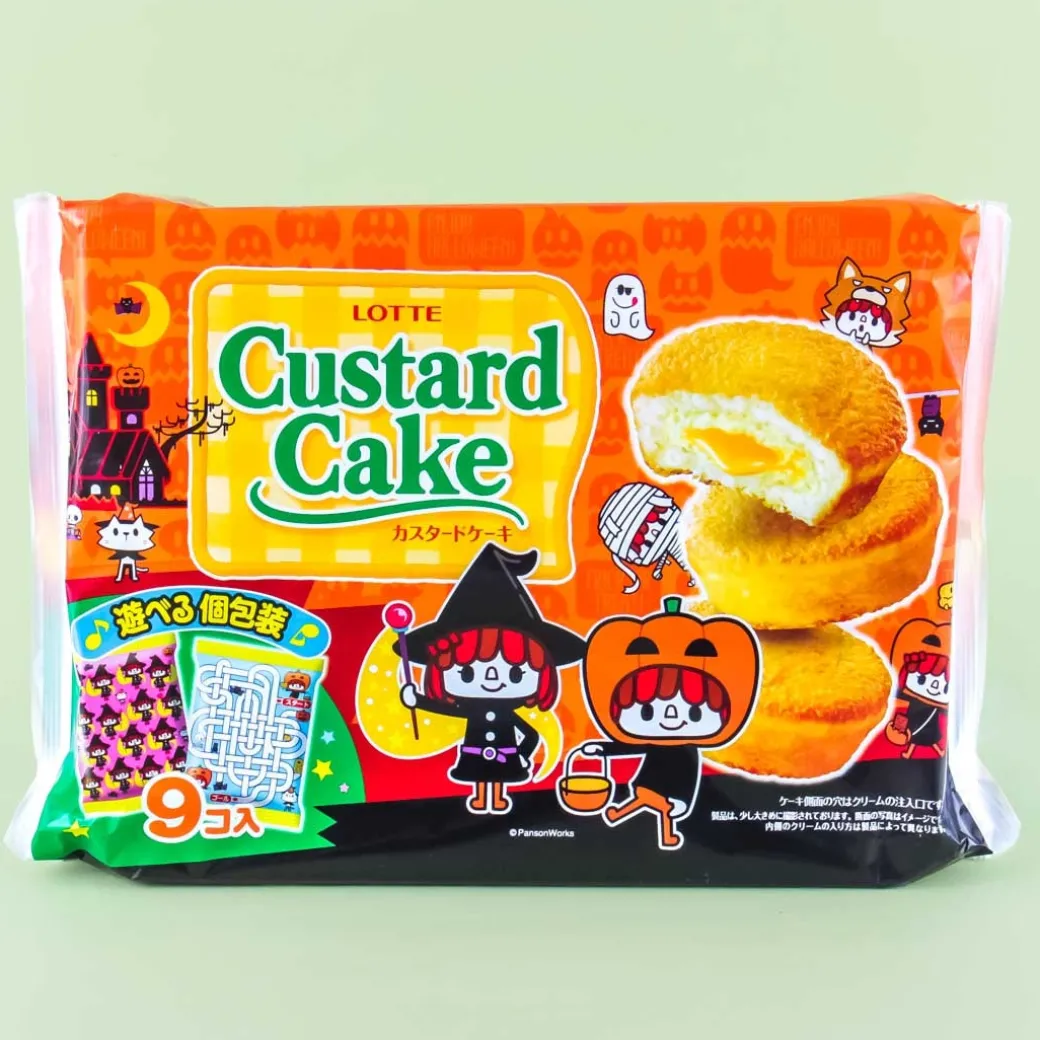 Lotte Enjoy Halloween Custard Cake Pack - 9 pcs