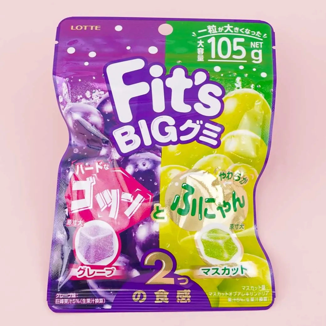 Lotte Fit's BIG Gummy - Grape & Muscat