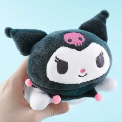 Lying Kuromi Plushie Pass Case & Bag Charm
