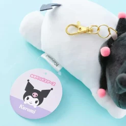 Lying Kuromi Plushie Pass Case & Bag Charm