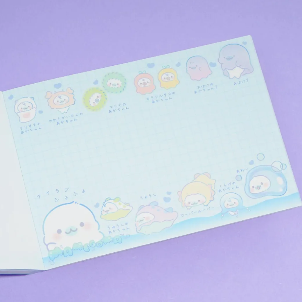 Mamegoma Bubbly Heart Memo Pad
