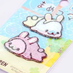 Mamegoma 2-Way Iron-On Patch Set - Rabbit