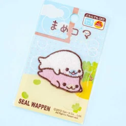 Mamegoma 2-Way Iron-On Patch - Friend