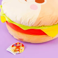 Mameshiba San Kyodai Burger Cushion - Sasuke