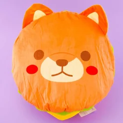 Mameshiba San Kyodai Burger Cushion - Mametaro