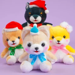 Mameshiba San Kyodai Christmas Plushie - Medium