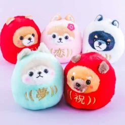 Mameshiba San Kyodai Daruma Plushie - Medium