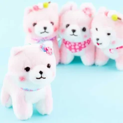 Mameshiba San Kyodai Sakura Blush Plushie - Medium