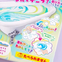 Manaburo Colorful Bubble Bath Art - Blue & Yellow