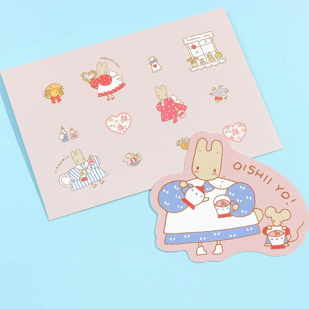 Marron Cream & Friends Retro Time Mini Letter Set