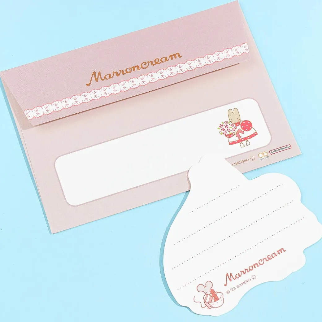 Marron Cream & Friends Retro Time Mini Letter Set