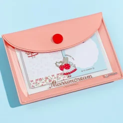 Marron Cream Sticky Notes With Case