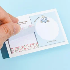 Marron Cream Sticky Notes With Case