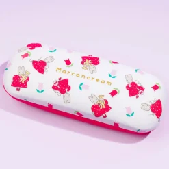 Marron Cream Tulip Love Eyeglass Case