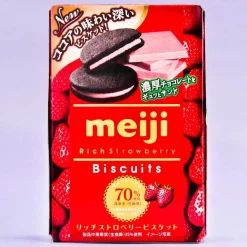 Meiji Rich Strawberry Biscuits