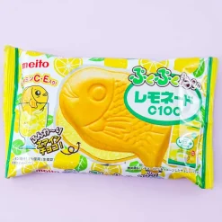 Meito Puku Puku Tai Fish Shaped Wafer - Lemonade