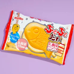 Meito Puku Puku Tai Fish Shaped Wafer - Lactic-Acid Drink