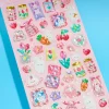 Melty Couleur Bunny Holographic Puffy Stickers