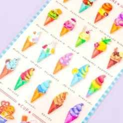 Menutic Ice Cream Sticker Sheet