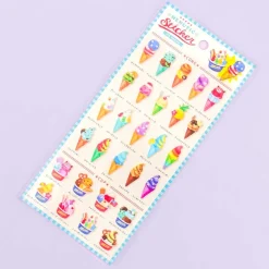 Menutic Ice Cream Sticker Sheet