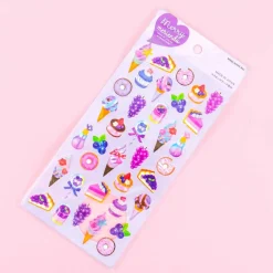 Merry Merienda Blueberry Desserts Sticker Sheet