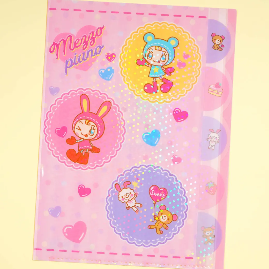Mezzo Piano Sweet Hearts Clear File
