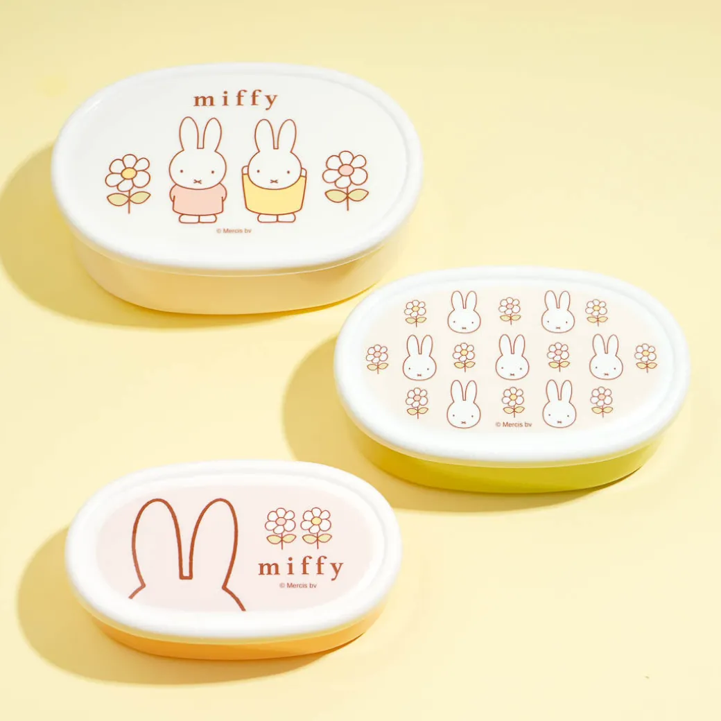 Miffy Flowery Nesting Bento Box Set