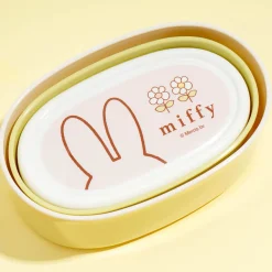 Miffy Flowery Nesting Bento Box Set