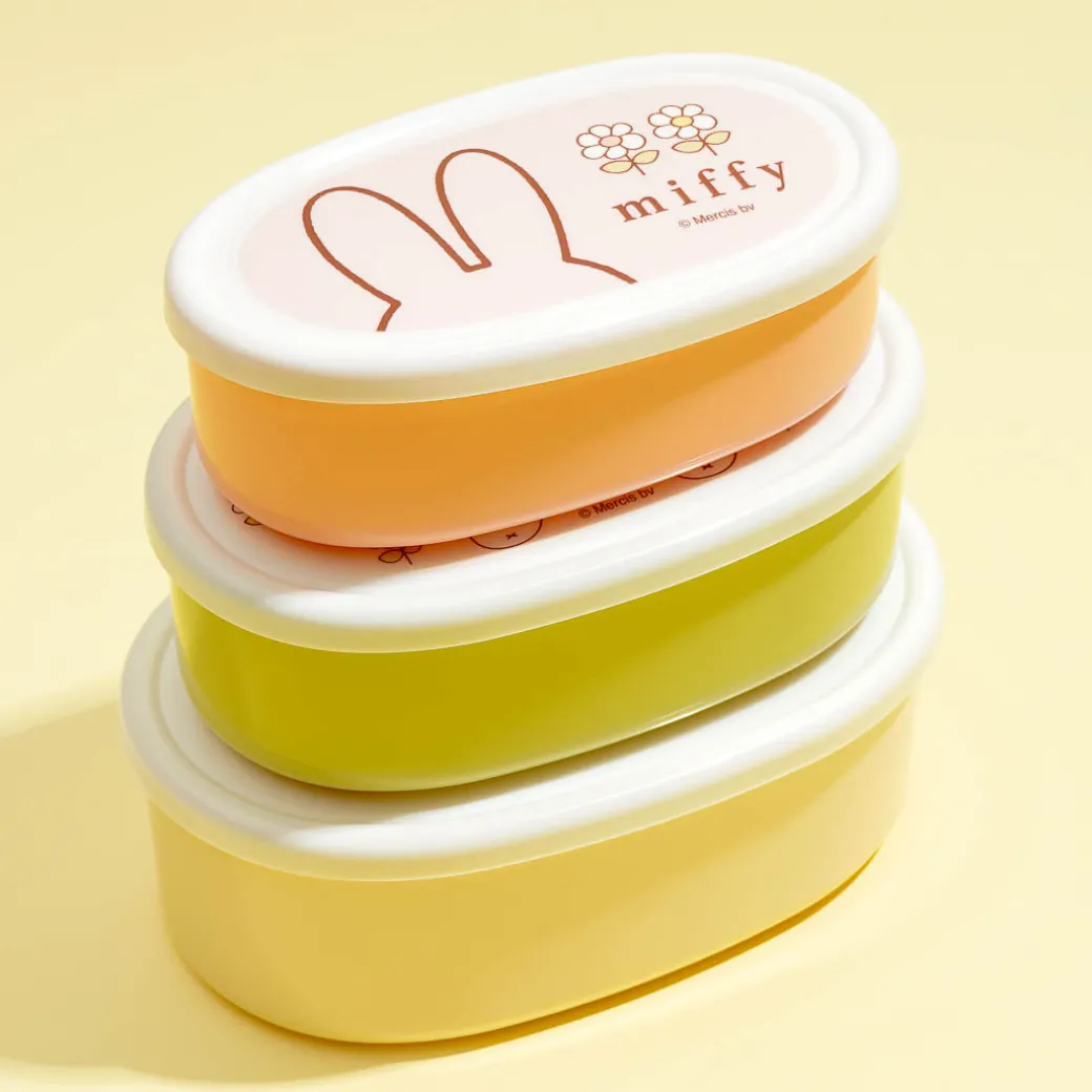 Miffy Flowery Nesting Bento Box Set