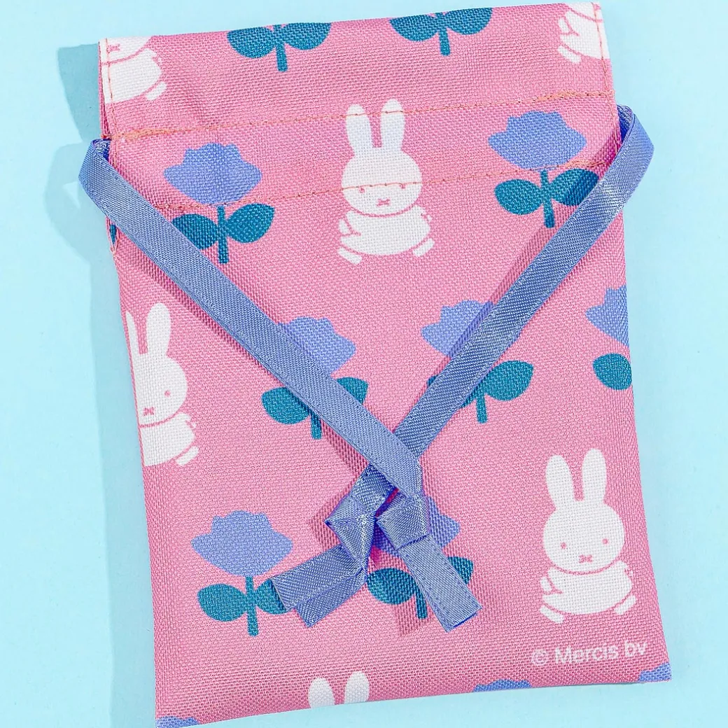 Miffy Rose Drawstring Pouch
