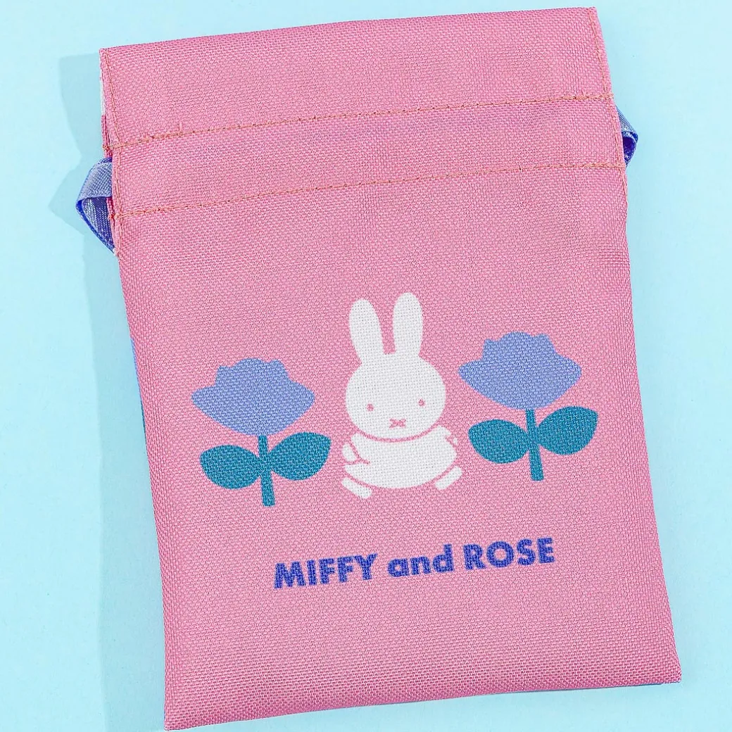 Miffy Rose Drawstring Pouch