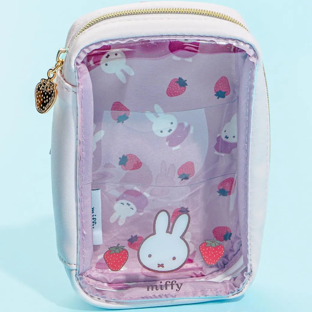 Miffy Strawberry Clear Window Pouch