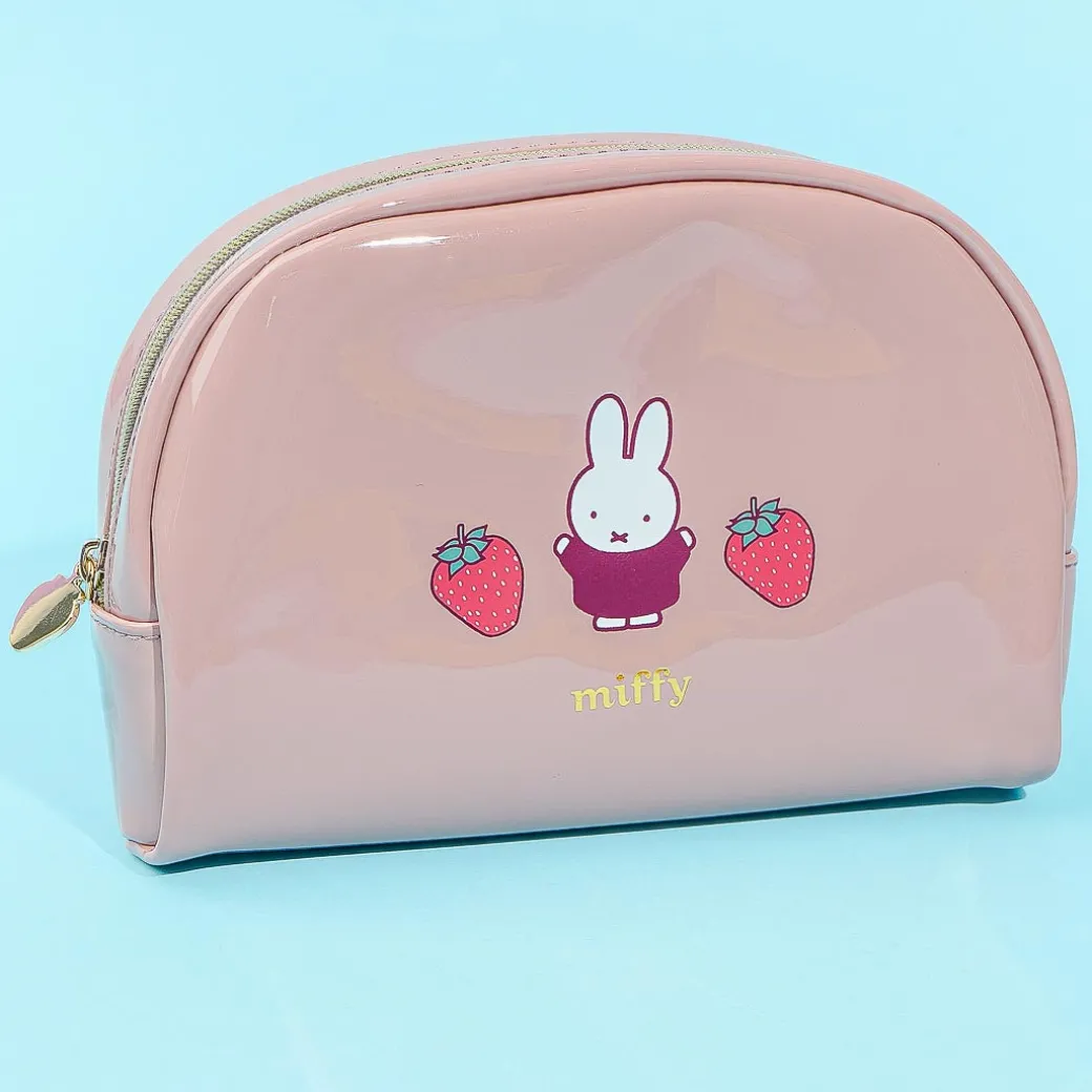 Miffy Strawberry Enamel Pouch