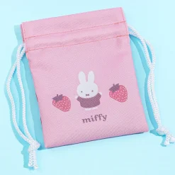 Miffy Strawberry Mini Drawstring Pouch