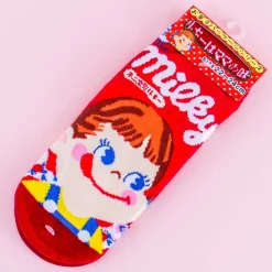 Milky Grinning Peko-Chan Socks