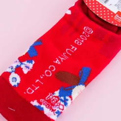 Milky Grinning Peko-Chan Socks