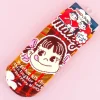 Milky Peko-Chan Plaid Socks