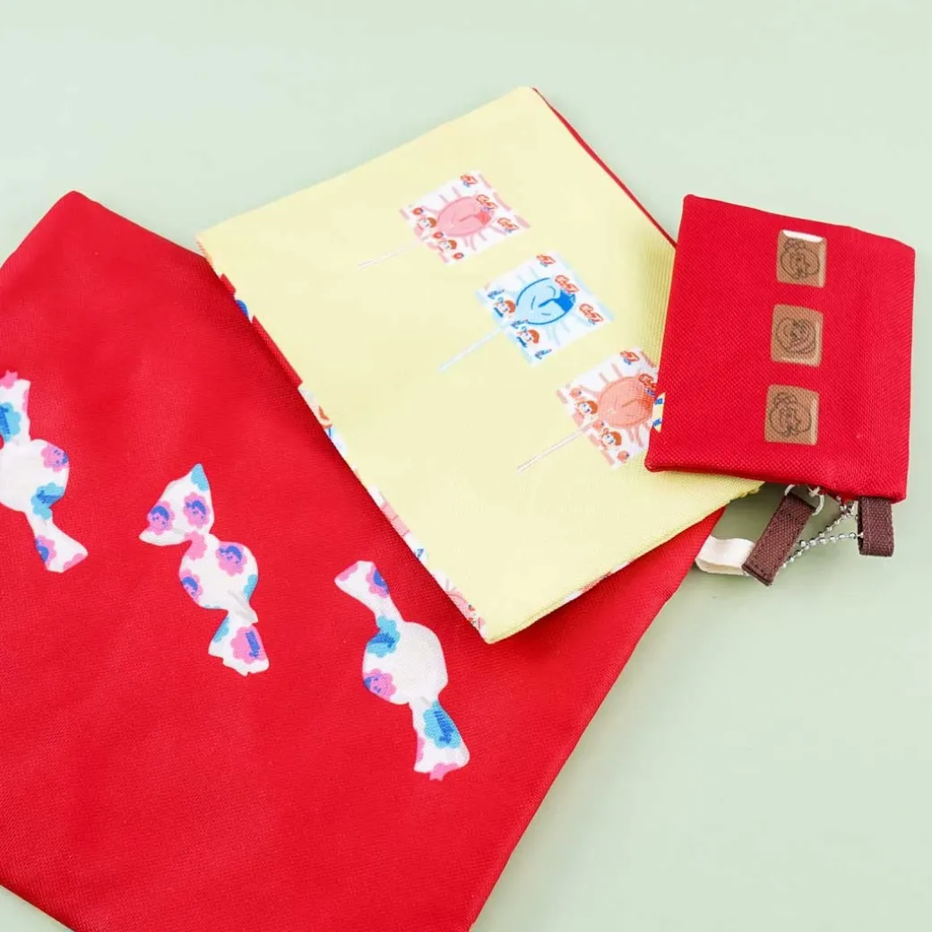 Milky Peko-Chan Pouch Set - 3 pcs