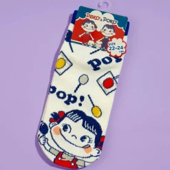 Milky Peko-Chan Retro Socks