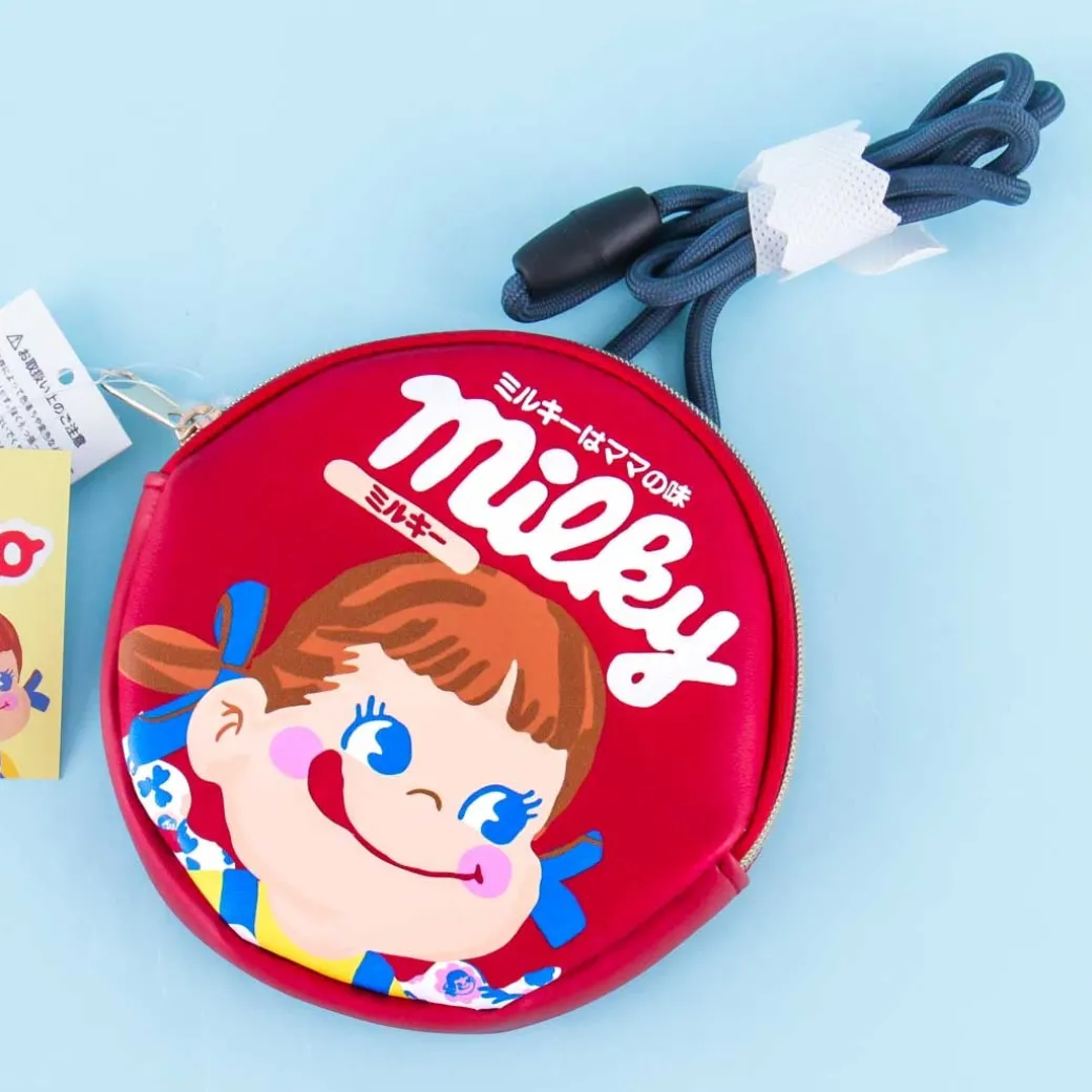 Milky Peko-Chan Round Shoulder Bag